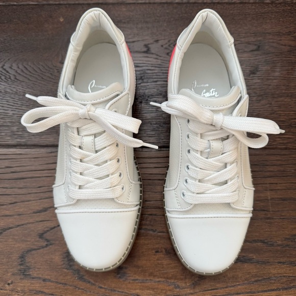 Christian Louboutin Fun Vieira Leather Sneakers - Picture 2 of 11